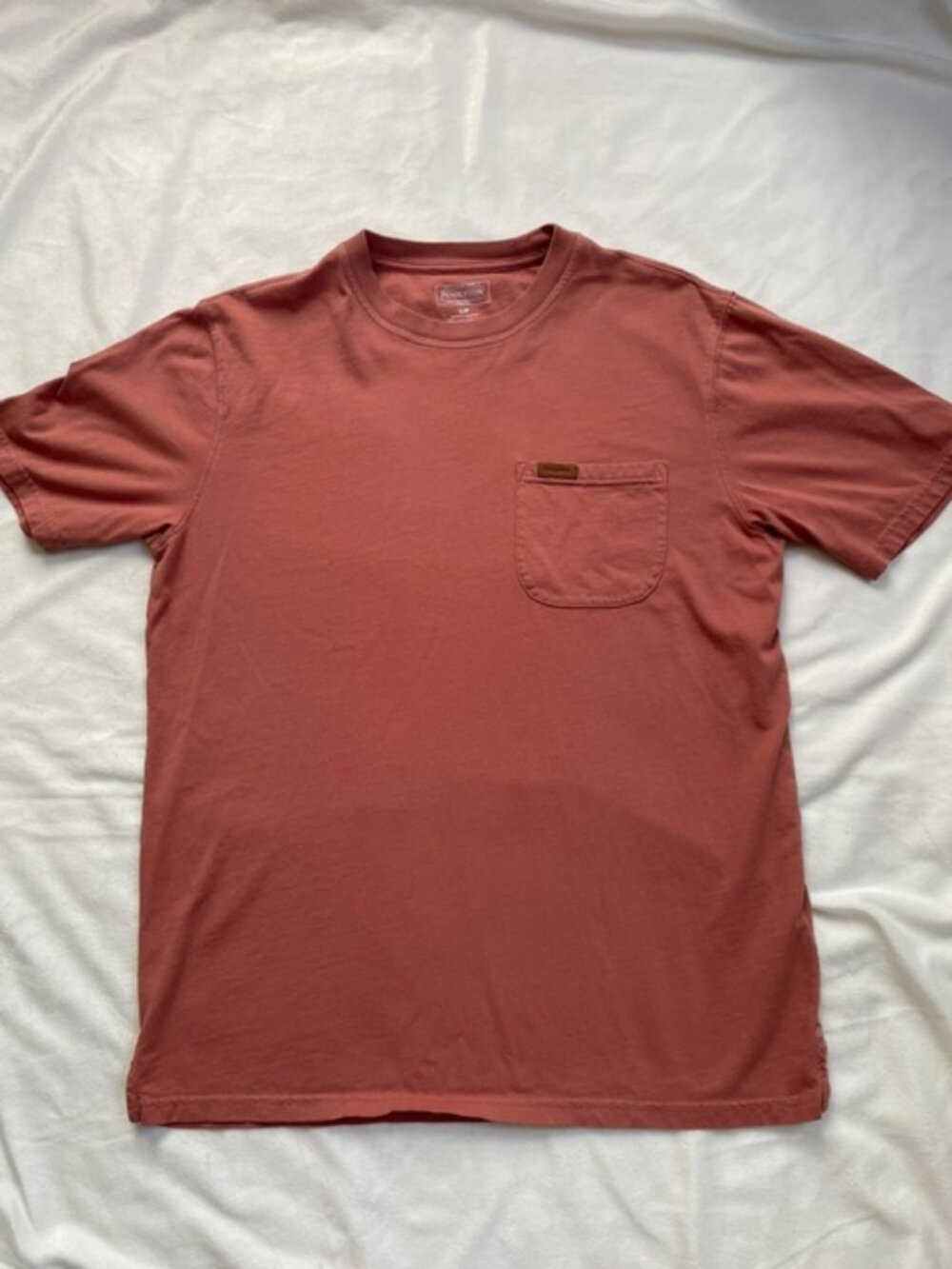 Pendleton Men's Deschutes Pocket Short Sleeve T-Shirt, Brown Terracota, Size S